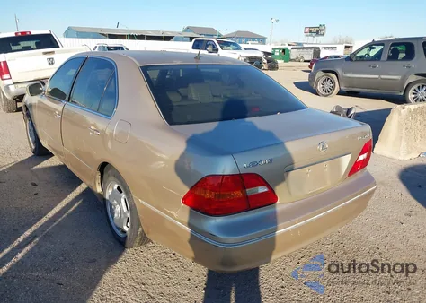 2002 Lexus Ls 430 z USA, uszkodzony, nr VIN JTHBN30F920067360